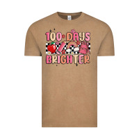 Vintage Coffee 100 days brighter Vintage Tee - MaliasSmallBusiness