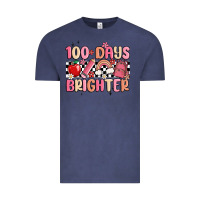Vintage Denim 100 days brighter Vintage Tee - MaliasSmallBusiness