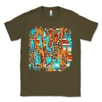 Army Green serape with leopard pattern Classic Tee - NancyCooperArtShop