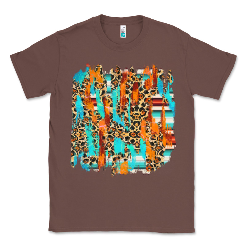 Serape With Leopard Pattern Classic Tee by NancyCooperArtShop | Teevron