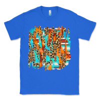 True Royal serape with leopard pattern Classic Tee - NancyCooperArtShop