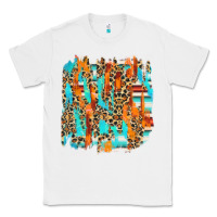White serape with leopard pattern Classic Tee - NancyCooperArtShop
