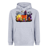 Heather Grey hocus pocus gnomes Heavyweight Hoodie - CowGirlArtShop