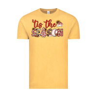 Vintage Mustard tis the season baseball little debbie tree cakes Vintage Tee - JahusDesignShop