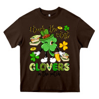 Chocolate Brown i teach the cutest clovers in the patch Heavy Core Tee - Artiststas
