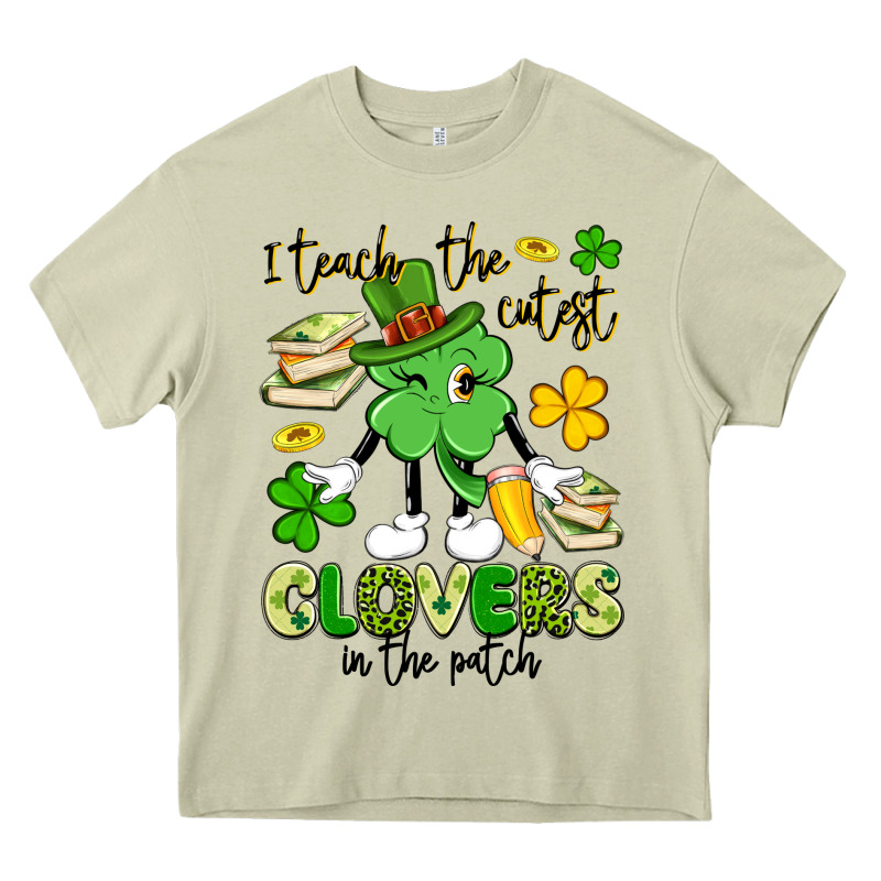 I Teach The Cutest Clovers In The Patch Heavy Core Tee by Artiststas | Teevron