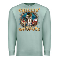 Seafoam chillin with my gnomies Premium Sweatshirt - CowGirlArtShop