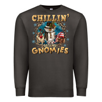 Smoke chillin with my gnomies Premium Sweatshirt - CowGirlArtShop
