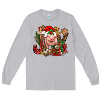 Moon Dust joy christmas with pig bbs Long Sleeve Tee - BundleAndBundleShop