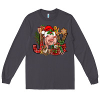 Smoke joy christmas with pig bbs Long Sleeve Tee - BundleAndBundleShop