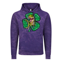 Cloud Purple dinosaur st patricks day Vintage Hoodie - MaliasSmallBusiness