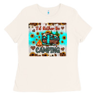 Bone i’d rather be camping Ladies Tee - JahusDesignShop