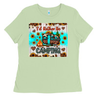 I’d Rather Be Camping Ladies Tee | Teevron