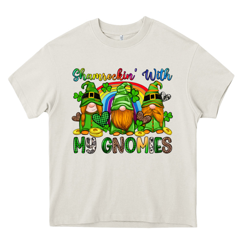 Shamrockin With My Gnomies Heavy Core Tee by Artiststas | Teevron