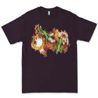 Plum horseshoe cowhide cactus patch Premium Tee - AdoDesignShop
