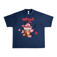 Navy mama coffee cups Urban Heavy Tee - MaliasSmallBusiness