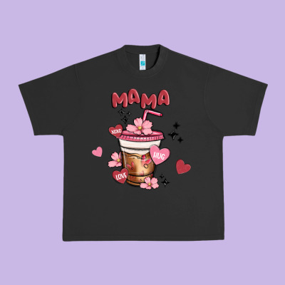 Mama Coffee Cups Urban Heavy Tee Designed By Maliassmallbusiness
