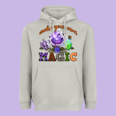 Make Your Own Magic Heavyweight Hoodie Designed By Cowgirlartshop
