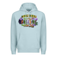 Blue Mist double double toil and trouble fire and burn cauld Premium Hoodie - CowGirlArtShop