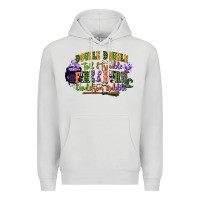 Dove Grey double double toil and trouble fire and burn cauld Premium Hoodie - CowGirlArtShop