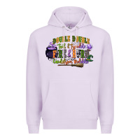 Lilac double double toil and trouble fire and burn cauld Premium Hoodie - CowGirlArtShop