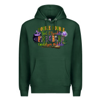 Sports Green double double toil and trouble fire and burn cauld Premium Hoodie - CowGirlArtShop