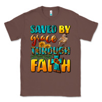 Chestnut saved by grace through faith Classic Tee - NancyCooperArtShop
