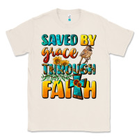 Natural saved by grace through faith Classic Tee - NancyCooperArtShop
