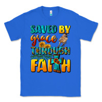 True Royal saved by grace through faith Classic Tee - NancyCooperArtShop