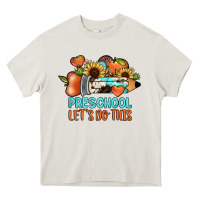 Cream preschool let's do this Heavy Core Tee - JahusDesignShop