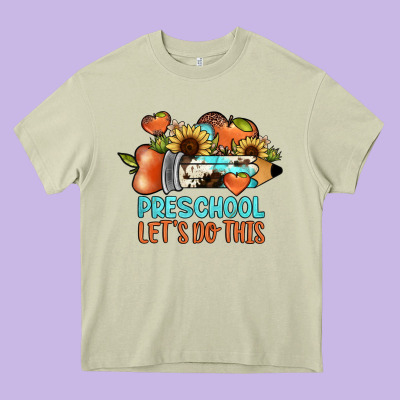 Preschool Let's Do This Heavy Core Tee Designed By Jahusdesignshop