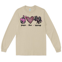 Mushroom peace love racing Long Sleeve Tee - JahusDesignShop