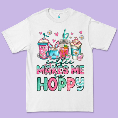 Easter Coffee Makes Me So Hoppy Premium Tee Designed By Jasminsmagicworld