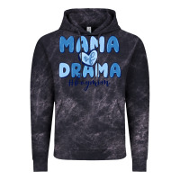 Cloud Black mama of drama boy mom Vintage Hoodie - MaliasSmallBusiness