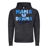 Vintage Black mama of drama boy mom Vintage Hoodie - MaliasSmallBusiness