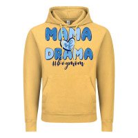 Vintage Mustard mama of drama boy mom Vintage Hoodie - MaliasSmallBusiness