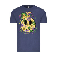 Smiley Face Mardi Gras Vintage Tee | Teevron