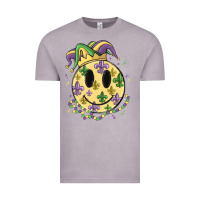 Vintage Zinc smiley face mardi gras Vintage Tee - MaliasSmallBusiness