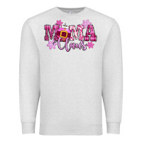 Oatmeal Heather mama claus pink christmas Premium Sweatshirt - CowGirlArtShop
