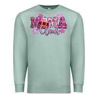 Seafoam mama claus pink christmas Premium Sweatshirt - CowGirlArtShop