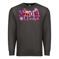 Smoke mama claus pink christmas Premium Sweatshirt - CowGirlArtShop