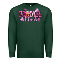 Sports Green mama claus pink christmas Premium Sweatshirt - CowGirlArtShop