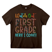 Chocolate Brown watch out first grade here i come! Heavy Core Tee - JahusDesignShop