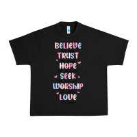 Black believe like mary trust like joseph valentine s da Urban Heavy Tee - MaliasSmallBusiness