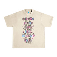 Sandshell believe like mary trust like joseph valentine s da Urban Heavy Tee - MaliasSmallBusiness