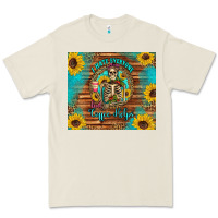 Bone i hate everyone but coffee helps western skeleton coffee sunflowers Premium Tee - Artiststas