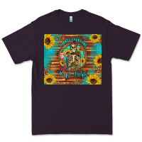 Plum i hate everyone but coffee helps western skeleton coffee sunflowers Premium Tee - Artiststas