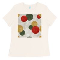 Bone christmas points seamless pattern Ladies Tee - BundleAndBundleShop