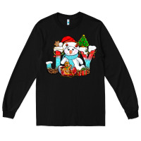 Black joy christmas with snowman bbs Long Sleeve Tee - BundleAndBundleShop