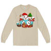 Mushroom joy christmas with snowman bbs Long Sleeve Tee - BundleAndBundleShop